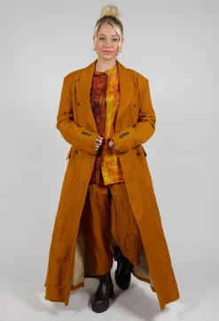 Masnada Coats^Utility Trench Coat in Tumeric