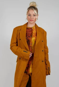Masnada Coats^Utility Trench Coat in Tumeric