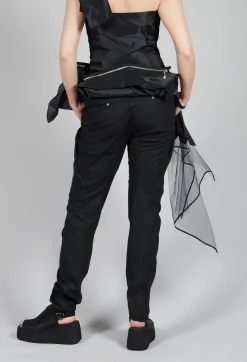 Masnada Trousers^Utility Trousers in Black