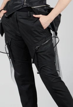 Masnada Trousers^Utility Trousers in Black