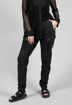 Masnada Trousers^Utility Trousers in Black
