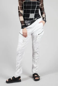 Masnada Trousers^Utility Trousers in White