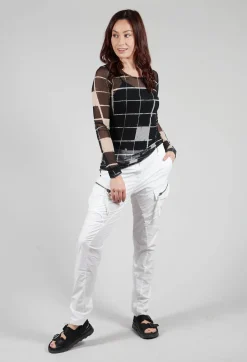 Masnada Trousers^Utility Trousers in White