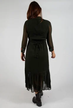 Rene Derhy Dresses^Veda Embroidered Dress Kaki