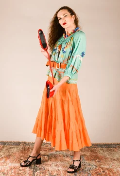 Rene Derhy Skirts^Velma Skirt in Orange
