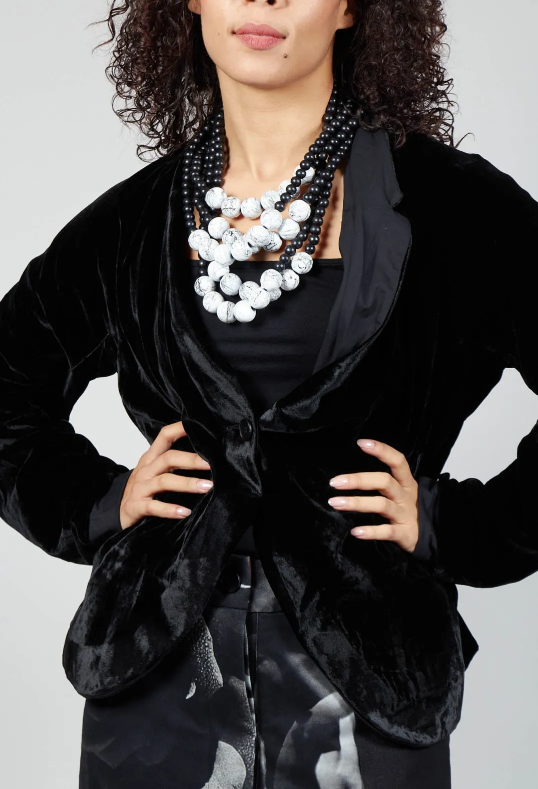 Marc Point Jackets^Velvet Jacket in Black