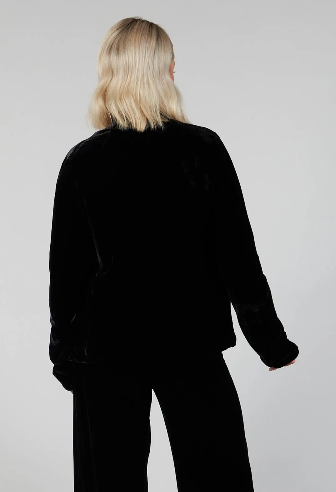 Marc Point Jackets^Velvet Jacket in Black