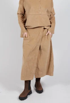 Album Di Famiglia Skirts^Velvet Wrap Skirt in Sugar