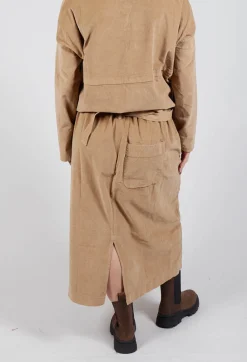 Album Di Famiglia Skirts^Velvet Wrap Skirt in Sugar