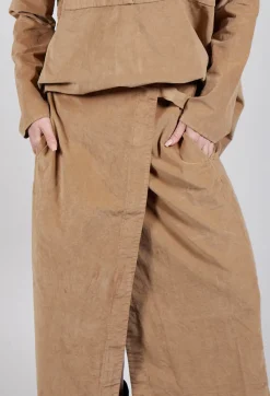 Album Di Famiglia Skirts^Velvet Wrap Skirt in Sugar
