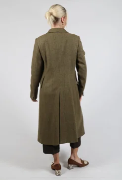 T.ba Coats^Verdi Midi Coat in Tweed