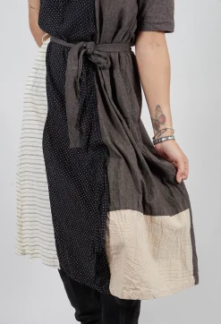 Les Ours Dresses^Veronique Dress in Lin/Cot Mixte
