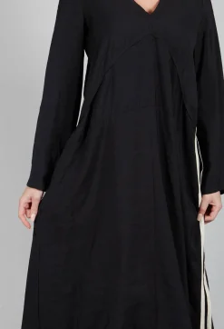 Tadashi Dresses^Vertical Stripe Dress in Black