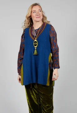 Traces of Me Tops^Vest Marigold in Sapphire