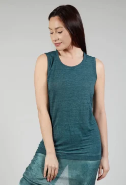 Rundholz Mainline Tops^Vest with Silk Accent in Tulip Cloud