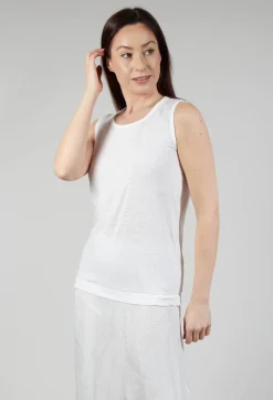 Rundholz Mainline Tops^Vest with Silk Accent in Callas