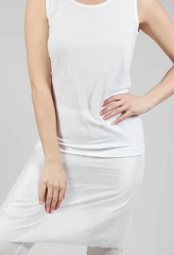 Rundholz Mainline Tops^Vest with Silk Accent in Callas