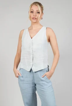 Elemente Clemente Tops^Vest Yune in Greige