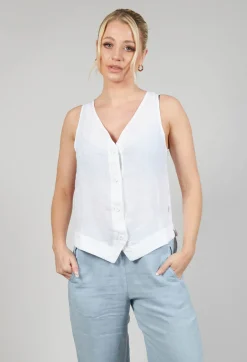 Elemente Clemente Tops^Vest Yune in White