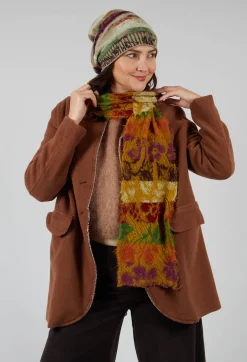 Butapana Scarves^Vibrant Wool Scarf in Mustard