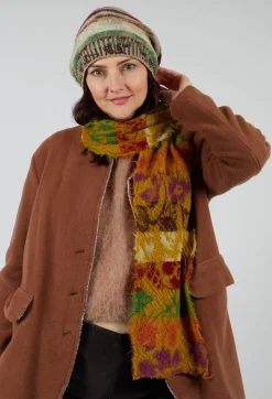 Butapana Scarves^Vibrant Wool Scarf in Mustard