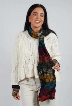 Butapana Scarves^Vibrant Wool Scarf in Prism