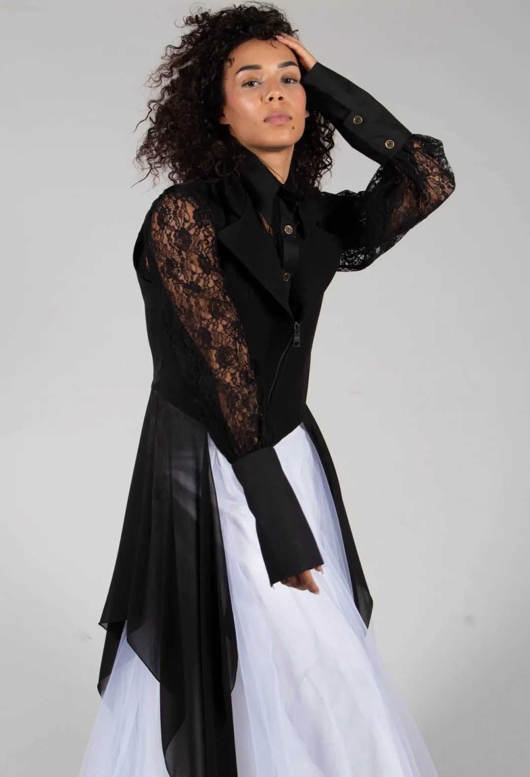 Another Archive Shirts & Blouses^Vintage Lace Crop Shirt