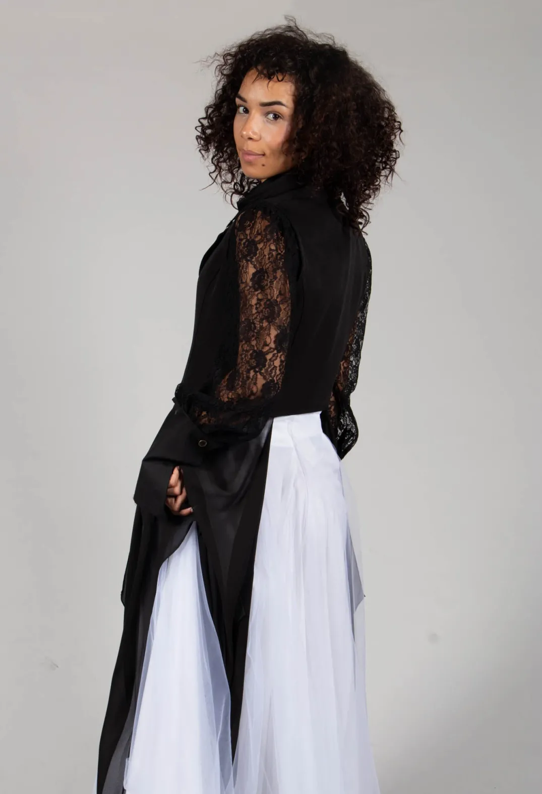 Another Archive Shirts & Blouses^Vintage Lace Crop Shirt