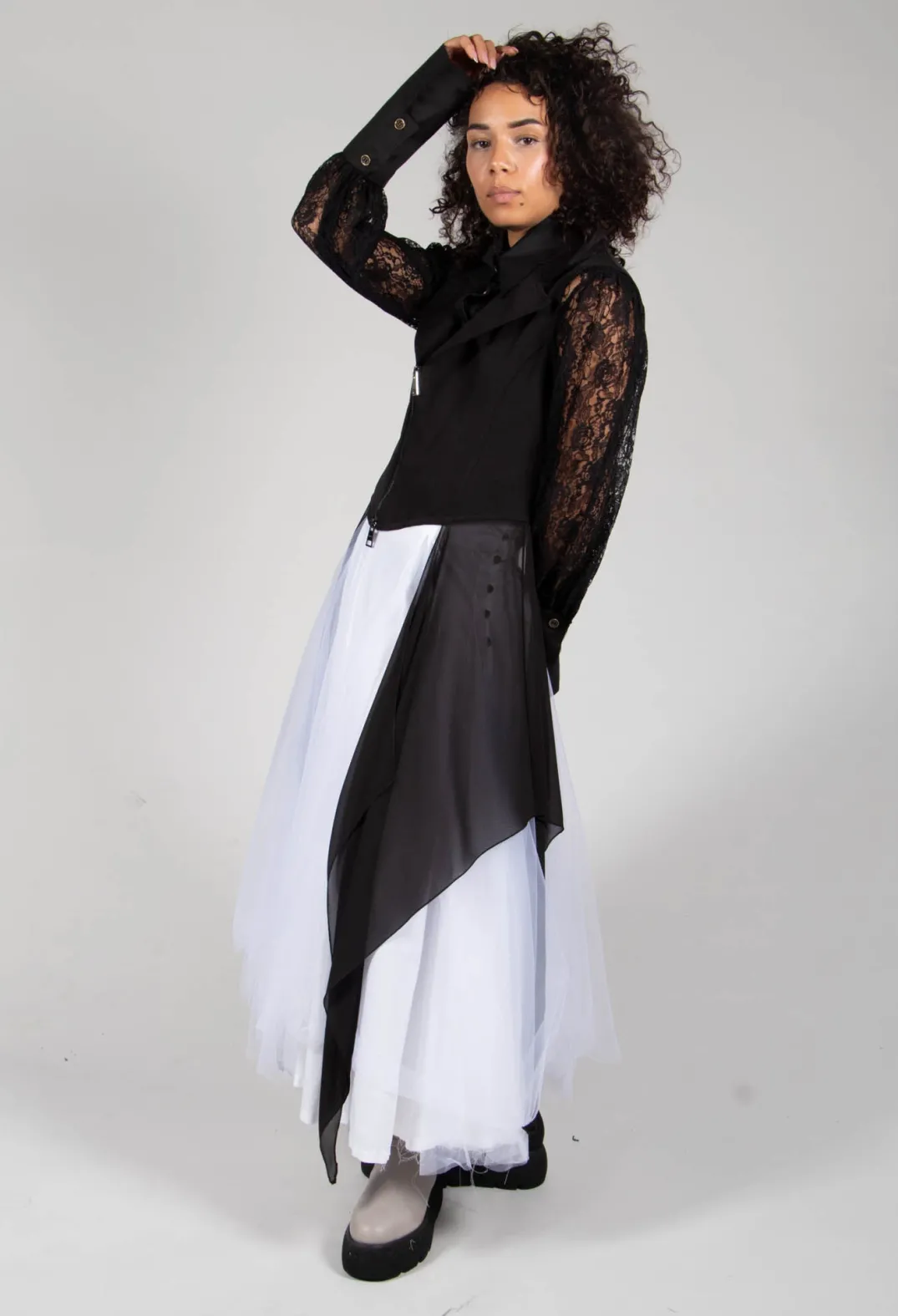 Another Archive Shirts & Blouses^Vintage Lace Crop Shirt