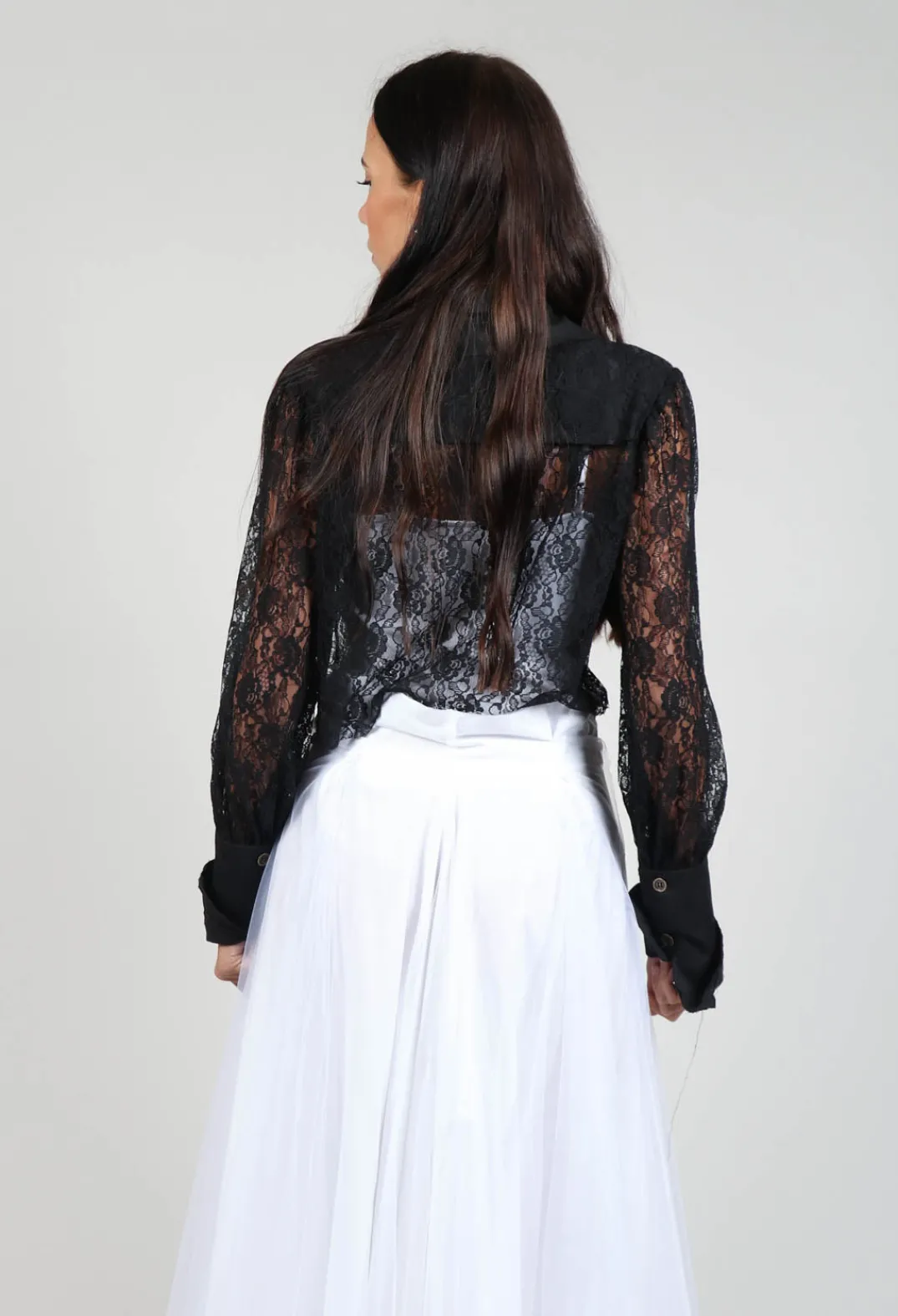 Another Archive Shirts & Blouses^Vintage Lace Crop Shirt