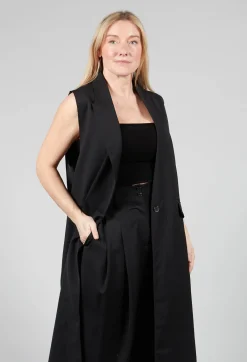 Isabel Benenato Tops^Viscose Bandeau in Black