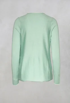 Maliparmi Jumpers^V-neckline Jumper in Verde Acqua-Water