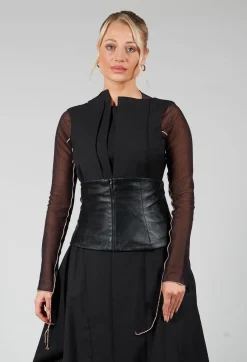 Malloni Belts^Waist Belt in Nero