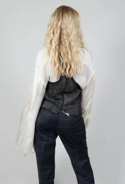 Marc Point Jackets^Waistcoat in Black / White