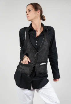 Marc Point Jackets^Waistcoat in Black / White