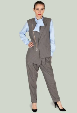 Oblique Creations Jackets|Co-ords & Suits^Waistcoat in Brown