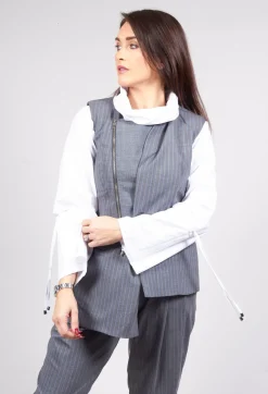Oblique Creations Jackets|Co-ords & Suits^Waistcoat in Grey