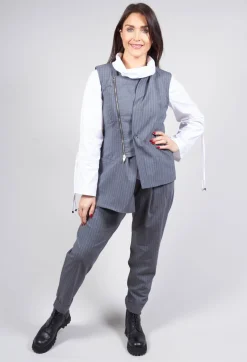 Oblique Creations Jackets|Co-ords & Suits^Waistcoat in Grey