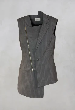 Oblique Creations Jackets|Co-ords & Suits^Waistcoat in Grey