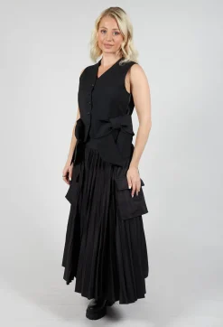 Mei Meij Jackets^Waistcoat with Bows in Nero
