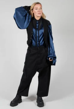 Nostra Santissima Jackets^Waistcoat with Faux Front Pockets in Black