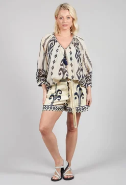 Rene Derhy Shorts^Wanda Shorts in Ecru