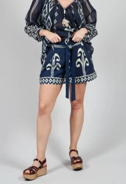 Rene Derhy Shorts^Wanda Shorts in Marine Navy