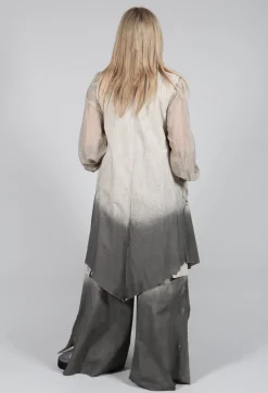 Sanctamuerte Coats^Waterfall Long Coat in Over Cotone Sand