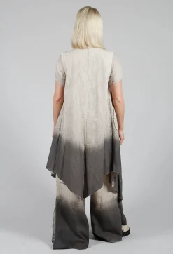 Sanctamuerte Coats^Waterfall Long Coat in Over Cotone Sand