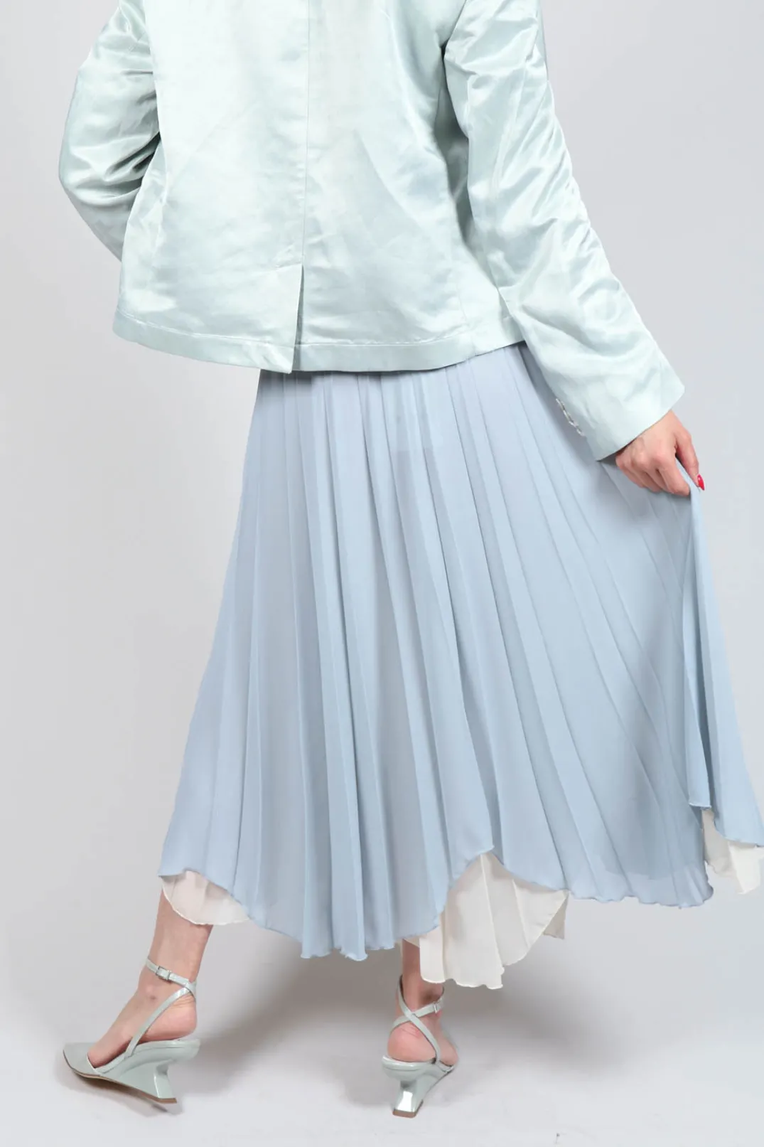 Sfizio Skirts^Waterfall Skirt in Blue Blizard