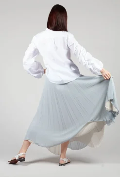 Sfizio Skirts^Waterfall Skirt in Blue Blizard