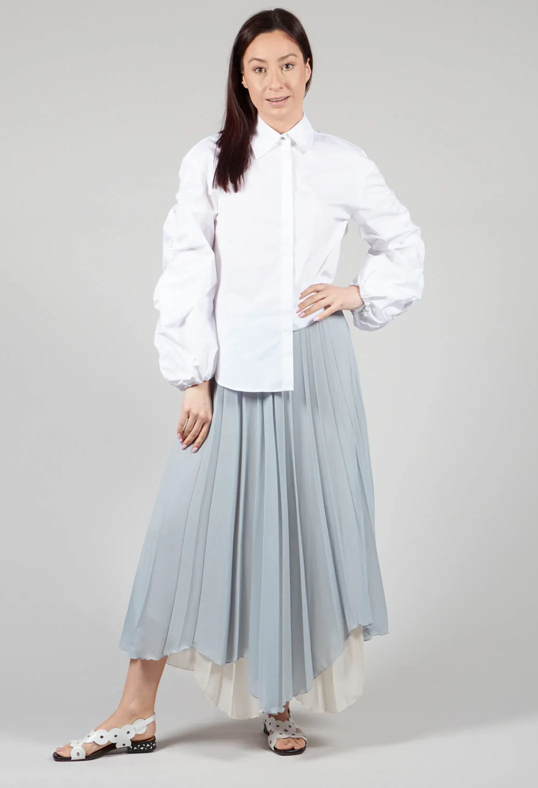 Sfizio Skirts^Waterfall Skirt in Blue Blizard