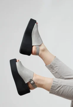 Lofina Sandals^Wedge Sandals in Gasoline Perla Akoya