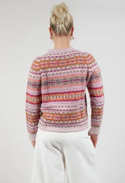 Eribe Jumpers^Westray Sweater in Orange Burst